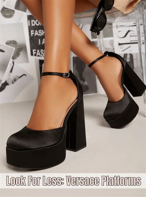 versace pumps dupes|versace high heel boots.